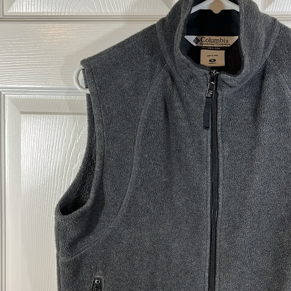 EXC Columbia Sportswear Fleece VEST Women’s M Gray - Picture 2 of 14